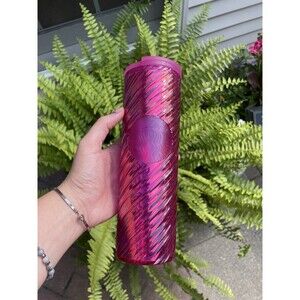 Starbucks Summer purple sangria Pink Iridescent 16oz Tumbler Holo summer